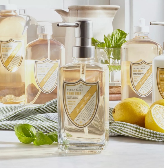 Sur La Table Lemon Basil Hand Soap and Lotion Set - Picture 10 of 12